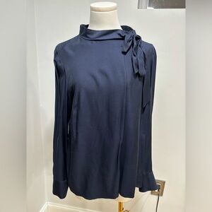 Boden silk top with bow, size 12